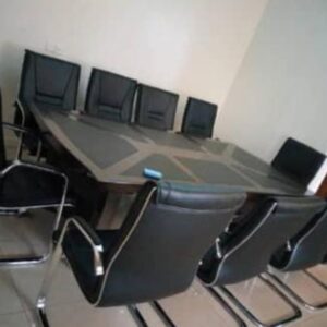 18 seater boardroom table walnut