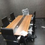 2 4 meter conference table oak