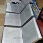 2 seat steel airport bench heavy duty