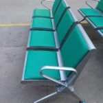 2 seater metal waiting chair