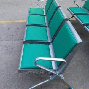 2 seater metal waiting chair