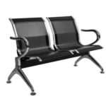 3 seat high traffic airport bench