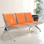 3 seater airport link bench silver