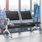 4 seat steel airport seating