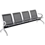 5 seat airport public bench