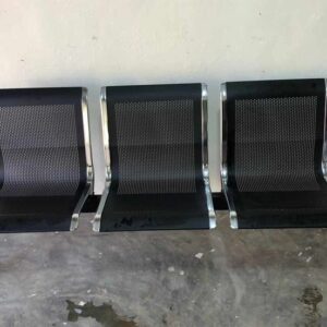 5 seat non padded waiting bench