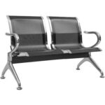 5 seat steel waiting bench