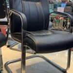 business ready leather reception chair
