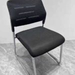 chrome cantilever guest chair