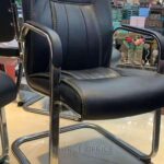 comfort leather visitor chair arm padding