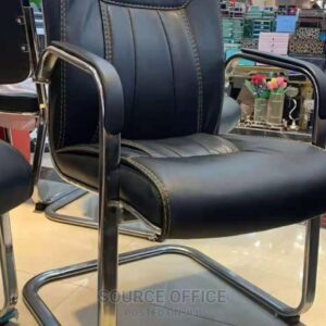 comfort leather visitor chair arm padding