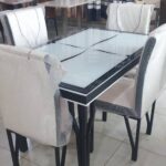 comfortable 6 seater marble set
