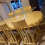 comfortable 8 chair dining