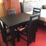 comfortable four chair home space