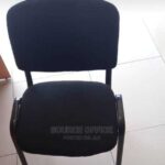 compact leather guest chair reception desk