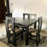 compact modern neutral dining