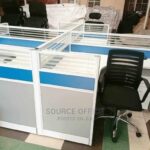 compact office planning desk