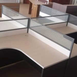 contemporary fourperson workstation