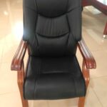 corporate leather guest chair office