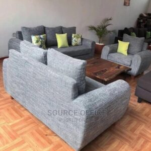 cozy fabric sofa lounging