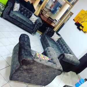 cozy family sofa tall back