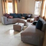 cozy living room sofa beige