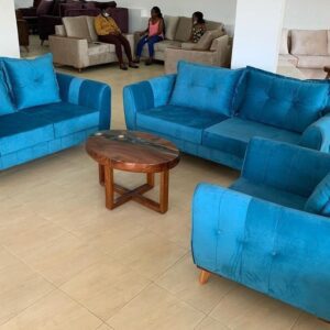 cozy upholstered sofa rounded