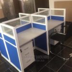 durable four workstation table