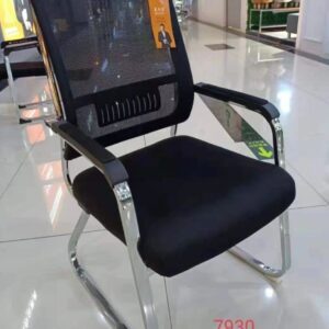 durable guest office chair chrome