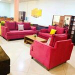 durable hardwood living room couch