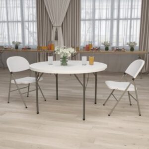 durable hdpe dining table