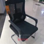 durable office guest chair steel frame