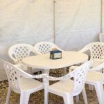 durable polypropylene patio chair
