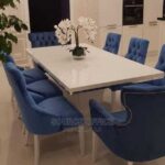 durable wood upholstered set