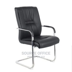 efficient leather office guest chair