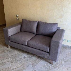 elegant beige fabric sofa metal legs