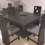 elegant four seat dining space