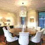 elegant leather seat dining