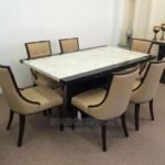 elegant marble apartment dining