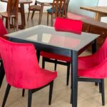 elegant wood frame chair