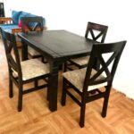 elegant wooden chair table