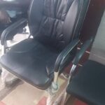 ergonomic office visitor chair black