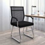 executive office visitor chair chrome