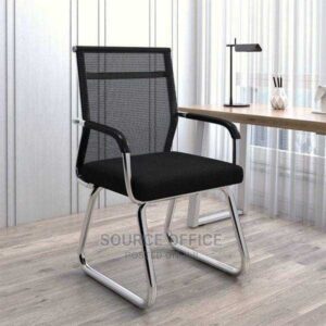 executive office visitor chair chrome