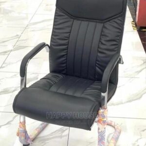 firm support leather visitor chair