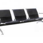green 3 seat public bench