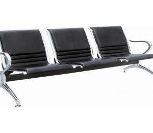 green 3 seat public bench