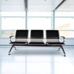 grey 5 seater link seating