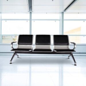 grey 5 seater link seating