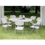 heavy duty 6 person plastic table